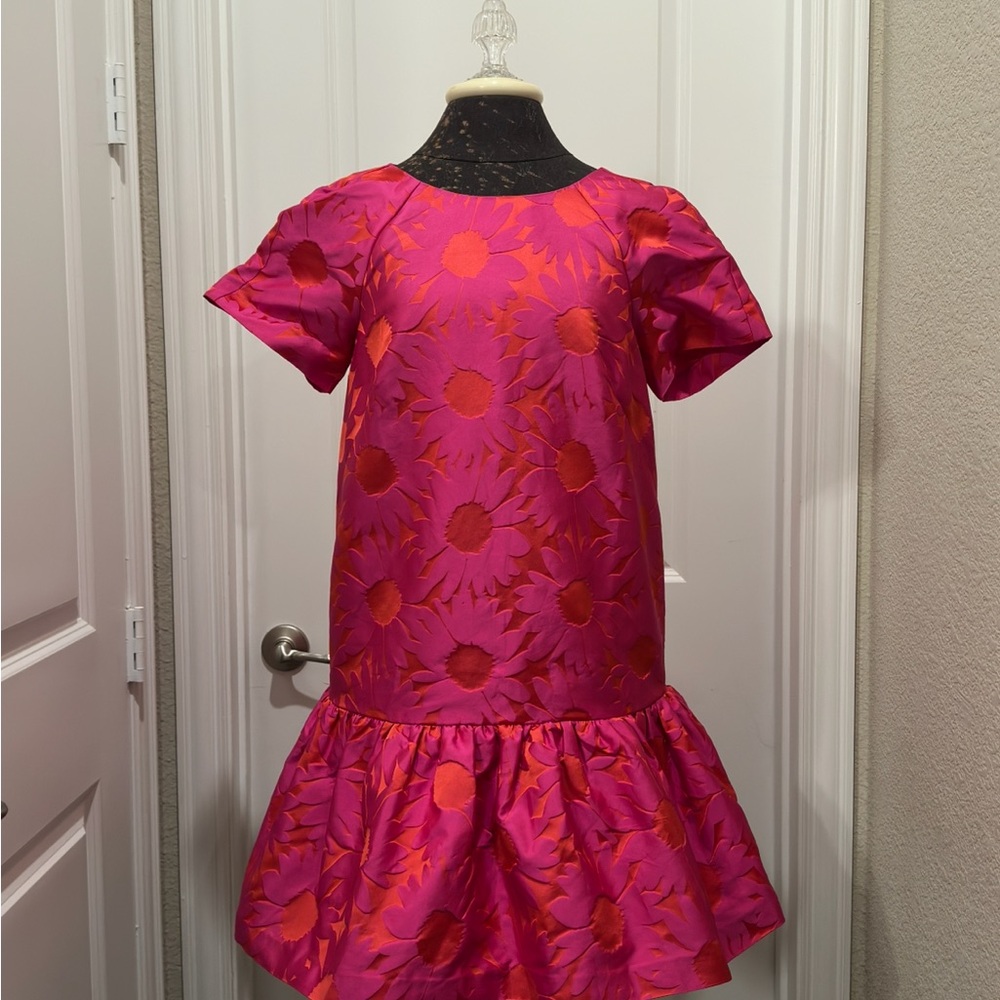 ASOS Vibrant Pink and Orange Floral Dress